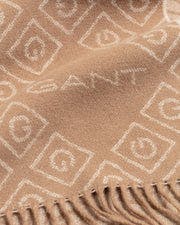 Icon G Wool Scarf - Warm Khaki